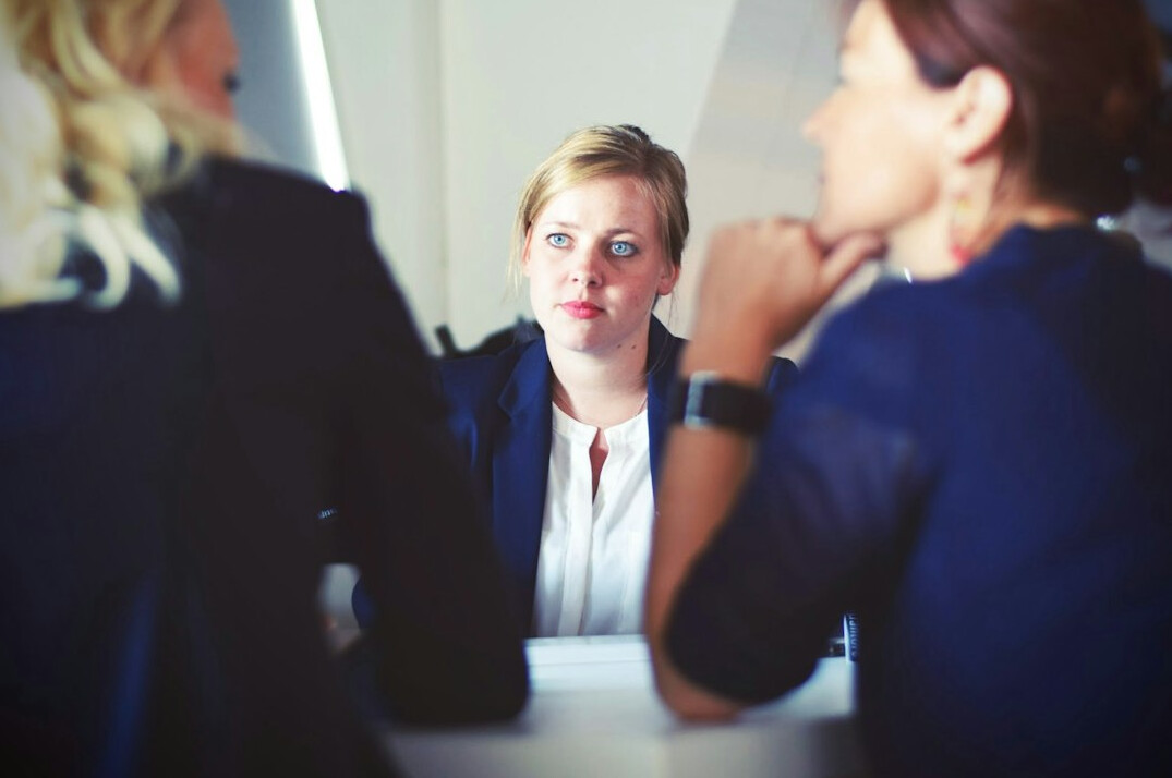 business team discussing conflict