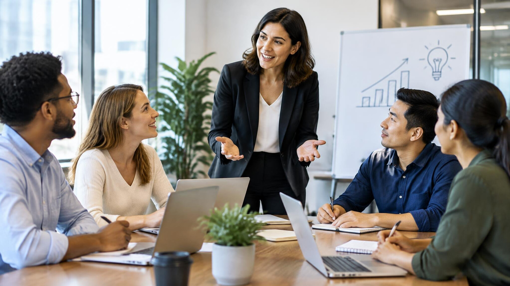 business team discussion